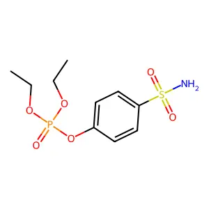 diethyl (4-sulfamoylphenyl) phosphate structure