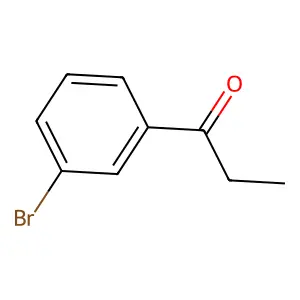 1-(3-bromophenyl)propan-1-one structure