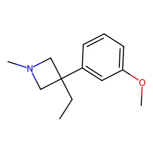 AZETIDINE, 3-ETHYL-3-(m-METHOXYPHENYL)-1-METHYL- structure