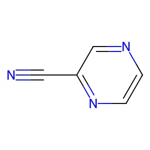 Pyrazinecarbonitrile structure