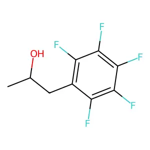 1-(2,3,4,5,6-pentafluorophenyl)propan-2-ol structure
