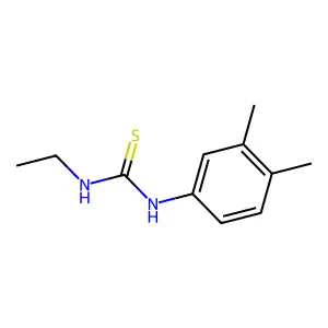 1-(3,4-dimethylphenyl)-3-ethylthiourea structure