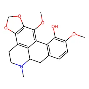 (12S)-2,17-dimethoxy-11-methyl-4,6-dioxa-11-azapentacyclo[10.7.1.03,7.08,20.014,19]icosa-1,3(7),8(20),14(19),15,17-hexaen-18-ol structure