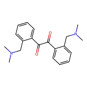 1,2-bis[2-[(dimethylamino)methyl]phenyl]ethane-1,2-dione structure