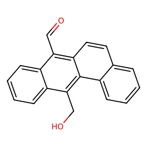 12-(Hydroxymethyl)benz(a)anthracene-7-carboxaldehyde structure