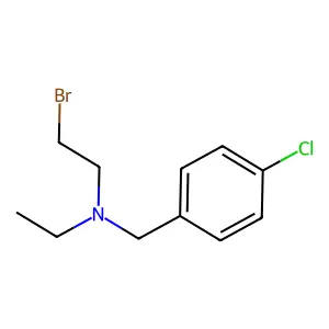 N-(2-Bromoethyl)-p-chloro-N-ethylbenzylamine structure