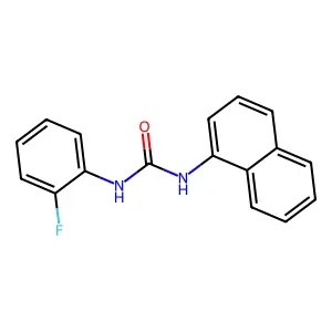 1-(2-fluorophenyl)-3-naphthalen-1-ylurea structure
