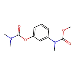 [3-[methoxycarbonyl(methyl)amino]phenyl] N,N-dimethylcarbamate structure