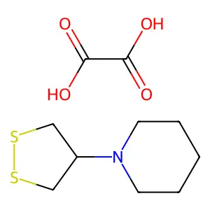 1-(1,2-Dithiolan-4-yl)piperidine oxalate structure