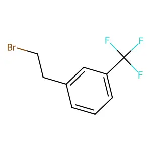 1-(2-bromoethyl)-3-(trifluoromethyl)benzene structure