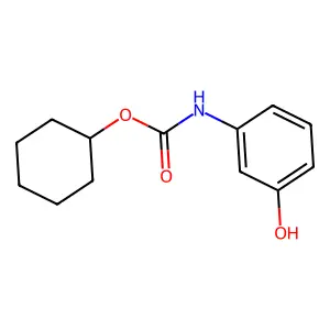 cyclohexyl N-(3-hydroxyphenyl)carbamate structure