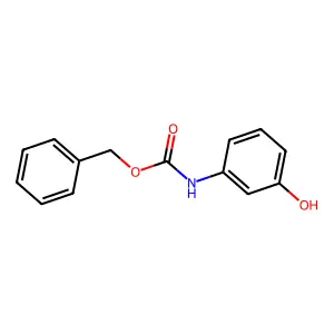 benzyl N-(3-hydroxyphenyl)carbamate structure