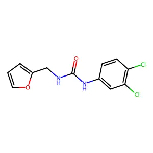 1-(3,4-dichlorophenyl)-3-(furan-2-ylmethyl)urea structure