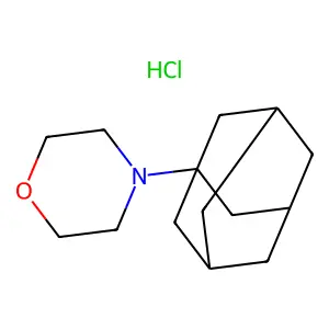 Morpholine, 4-(1-adamantyl)-, hydrochloride structure