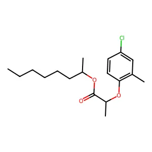Mecoprop-2-octyl ester structure