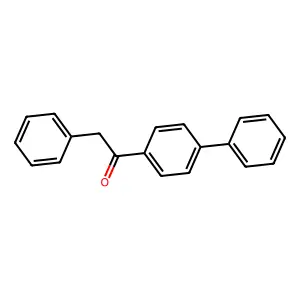 2-phenyl-1-(4-phenylphenyl)ethanone structure