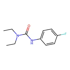 1,1-diethyl-3-(4-fluorophenyl)urea structure