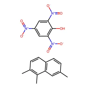 1,2,7-trimethylnaphthalene;2,4,6-trinitrophenol structure