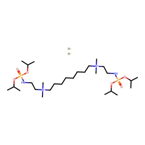 Compound C28H66Br2N4O6P2 structure