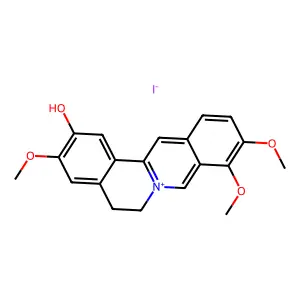 Columbamine iodide structure