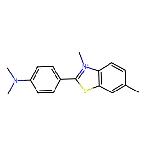 Compound C17H19N2S+ structure