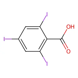 2,4,6-Triiodobenzoic acid structure