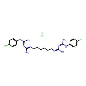 C22H32Cl4N10 structure