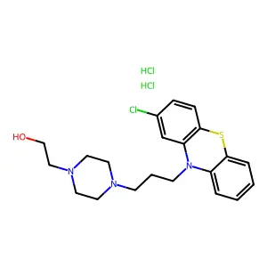Perphenazine dihydrochloride structure
