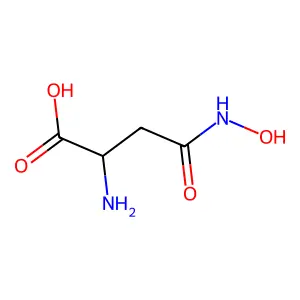 beta-Aspartylhydroxamic acid structure