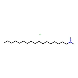 heptadecyl(dimethyl)azanium chloride structure