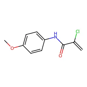 ACRYLANILIDE, 2-CHLORO-4'-METHOXY- structure