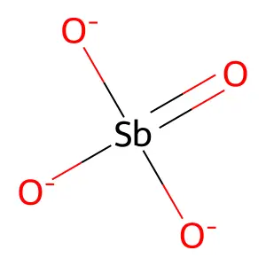antimonate(3-) structure