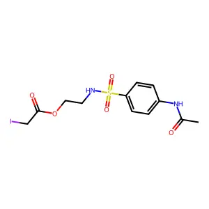 Compound C12H15IN2O5S structure