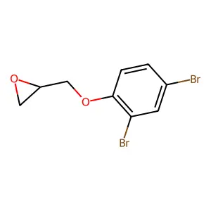 2,4-Dibromophenyl glycidyl ether structure