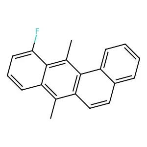 11-fluoro-7,12-dimethylbenzo[a]anthracene structure