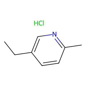 Pyridine, 5-ethyl-2-methyl-, hydrochloride structure