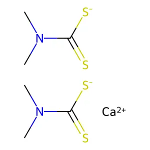 Calcium dimethyldithiocarbamate structure