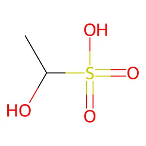 Acetaldehyde hydroxysulfonate structure