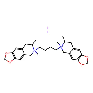 Compound C28H38I2N2O4 structure