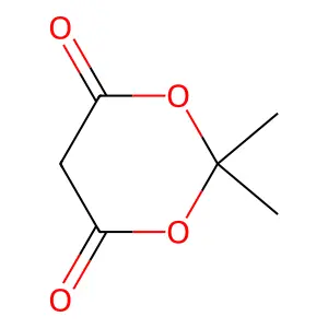 2,2-Dimethyl-1,3-dioxane-4,6-dione structure
