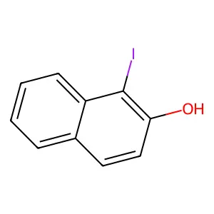Compound C10H7IO structure
