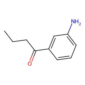 1-(3-aminophenyl)butan-1-one structure