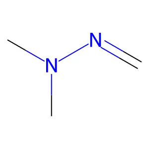 Dimethylmethylenehydrazine structure