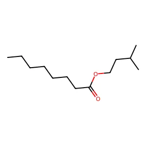Isopentyl octanoate structure