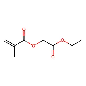 Ethoxycarbonylmethyl methacrylate structure
