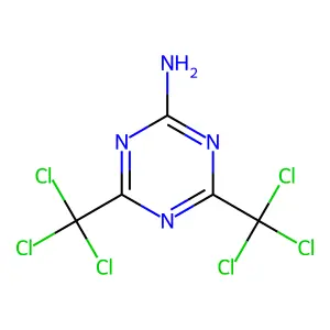 Compound C5H2Cl6N4 structure