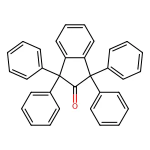 1,1,3,3-Tetraphenyl-2-indanone structure