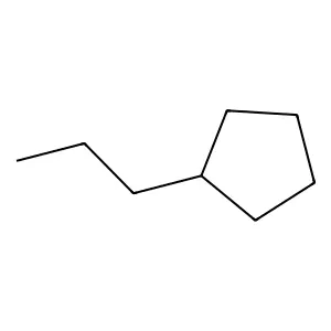 n-Propylcyclopentane structure