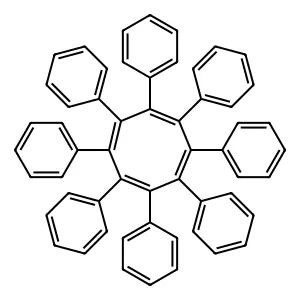 1,2,3,4,5,6,7,8-octakis-phenylcycloocta-1,3,5,7-tetraene structure