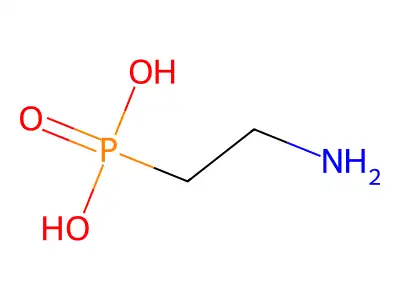(2-Aminoethyl)phosphonic acid structure